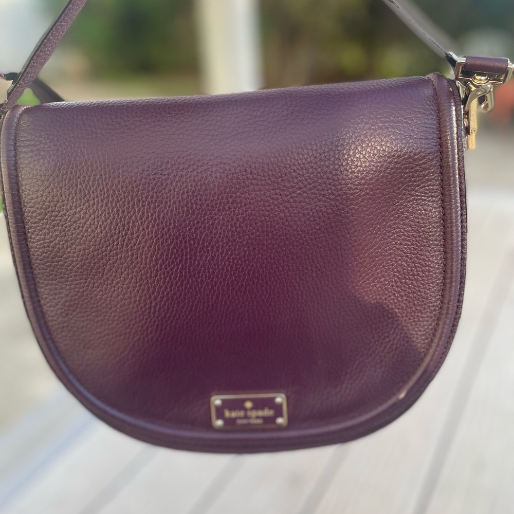 Kate Spade Deep Purple Crossbody Bag